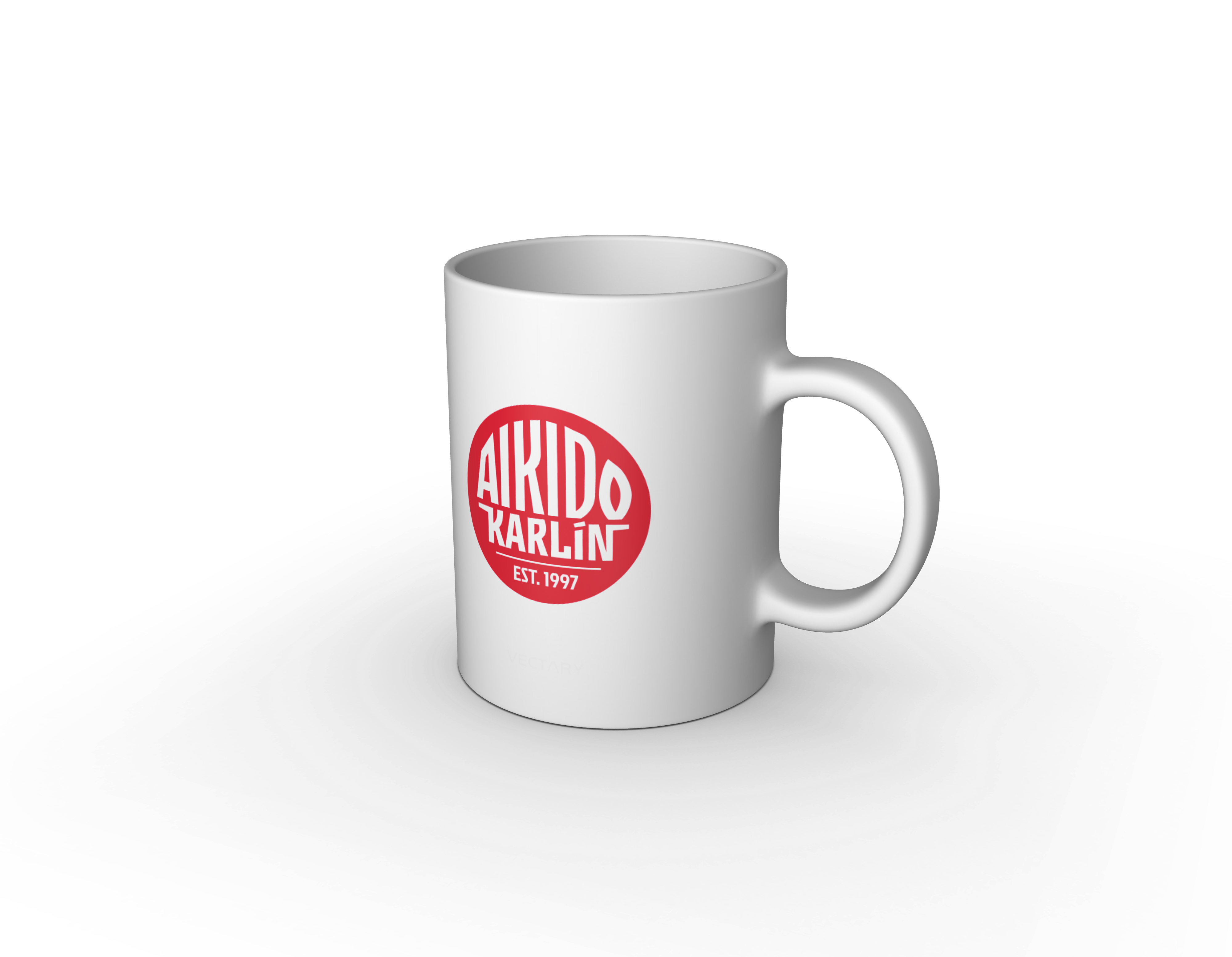 Hrnek Aikido Karlín zepředu